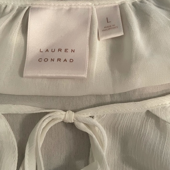 Lauren Conrad Cold Shoulder Flowy Top - Picture 3 of 5